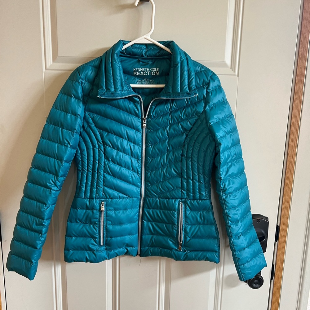 Kenneth Cole Reaction Puffer Quilted Jacket, SZ M